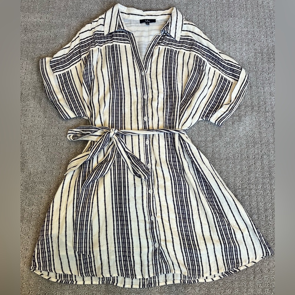 Lulus Linen Shirt Dress